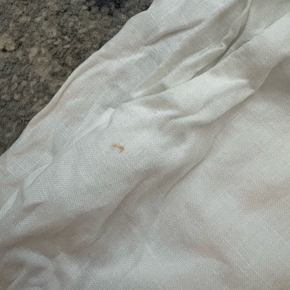 Cloth & Stone for Anthropologie Linen Joggers, SZ XS, White - Picture 4 of 4